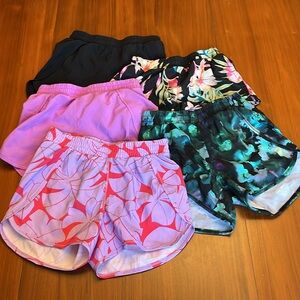All In Motion (& Old Navy) lot of 5 pairs active shorts size medium